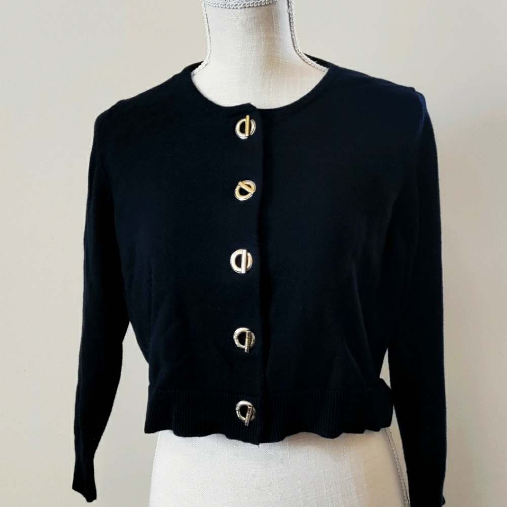 Calvin Klein. Girl Black Cardigan/Sweater in XL